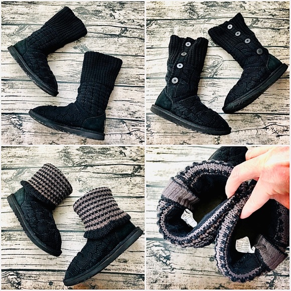 UGG⚡️Auth Slouchy Buttons Knit Boots_6/6.5/7/7.5 - Picture 6 of 10